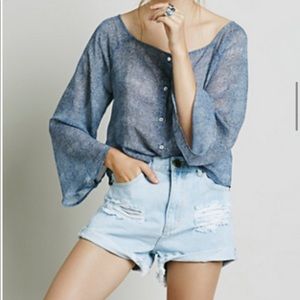Free People One Teaspoon Outlaw Boyfriend Short